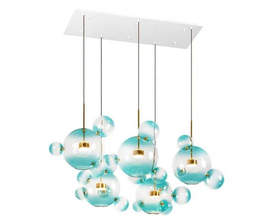 Подвесная люстра Loft IT Bolle 2027-S5 Blue, изображение 3