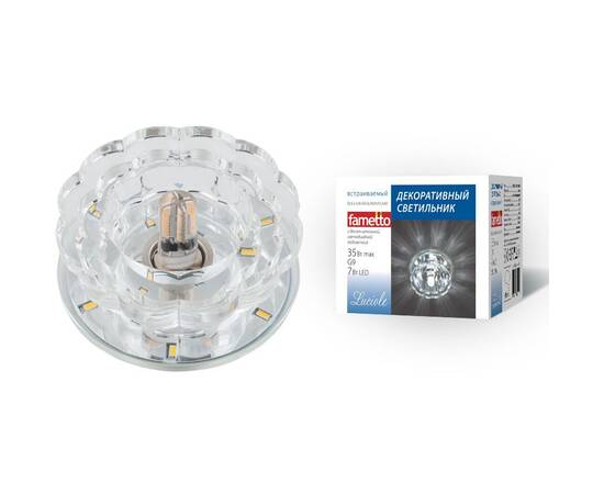 Встраиваемый светильник Fametto Luciole DLS-L124 G9 GLASSY/CLEAR UL-00000375