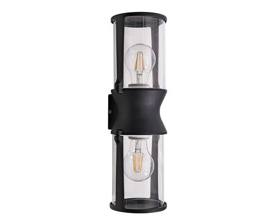 Уличный настенный светильник Arte Lamp Minchir A8306AL-2BK