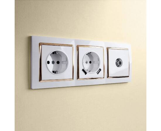 ТВ-розетка проходная Werkel 4690389155512 W1184001 a051116, изображение 3