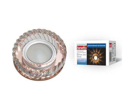 Встраиваемый светильник Fametto Luciole DLS-L123 GU5.3 BRONZE/CLEAR UL-00000373
