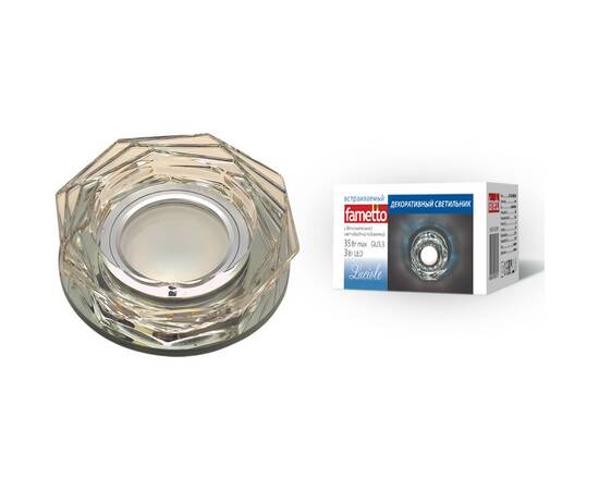 Встраиваемый светильник Fametto Luciole DLS-L122 GU5.3 BRONZE/CLEAR UL-00000370