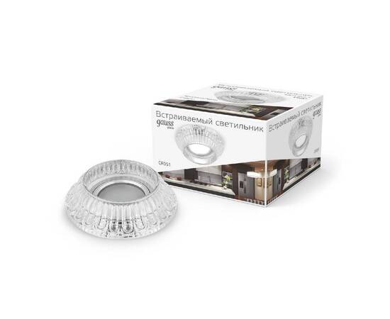 Встраиваемый светильник Gauss Glass CR051, изображение 2