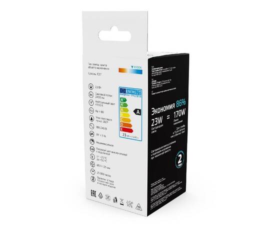 Светодиодная филаментная лампа Gauss Basic Filament E27 23W 4100K 40712232, изображение 5