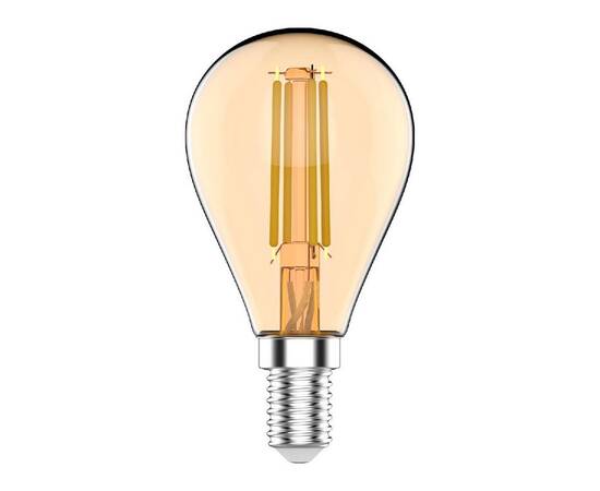 Светодиодная филаментная лампа Gauss Basic Filament E14 3,8W 2400K 1057154, изображение 2