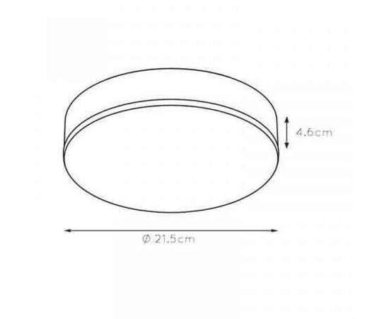 Потолочный светодиодный светильник Lucide Ceres 28112/30/30, изображение 3