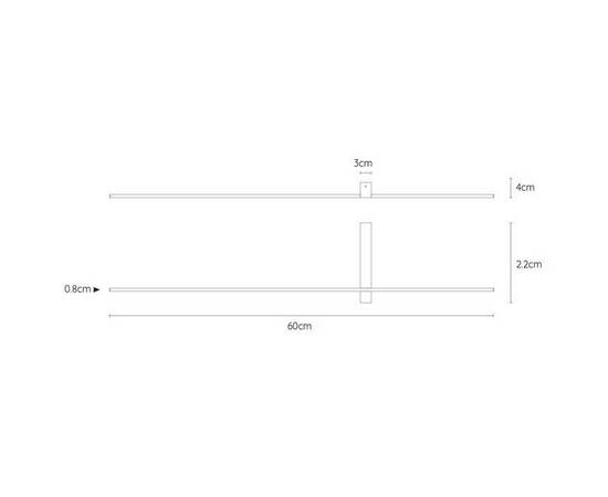 Настенный светодиодный светильник Lucide Segin 12200/60/30, изображение 2