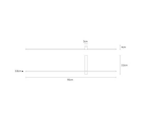 Настенный светодиодный светильник Lucide Segin 12200/90/30, изображение 2