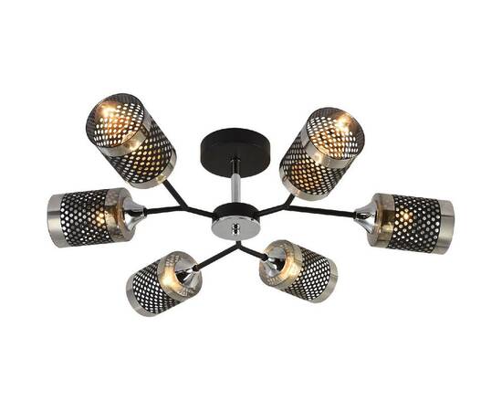 Люстра на штанге Reluce 01405-3.3-06B BK+CR, изображение 2