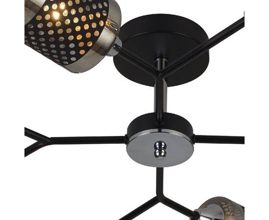 Люстра на штанге Reluce 01405-3.3-08B BK+CR, изображение 4