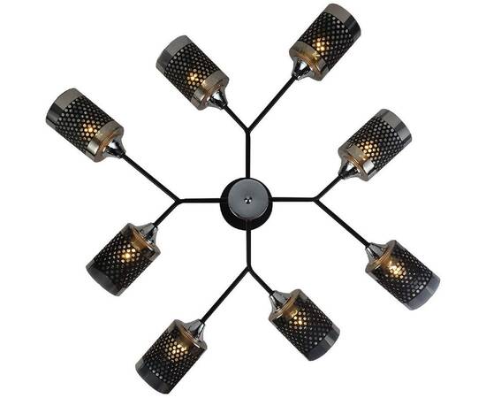 Люстра на штанге Reluce 01405-3.3-08B BK+CR, изображение 5