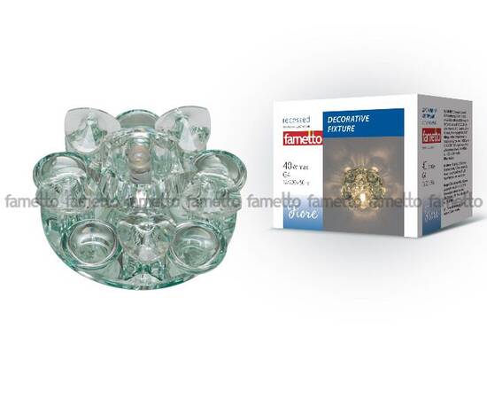 Встраиваемый светильник Fametto Fiore DLS-F123 G4 GLASSY/CLEAR
