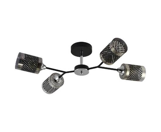 Люстра на штанге Reluce 01405-3.3-04B BK+CR