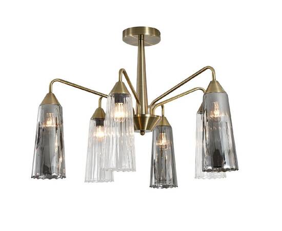 Люстра на штанге Indigo Campana 13028/6R Brass V000509