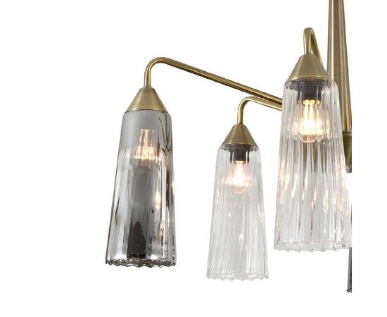 Люстра на штанге Indigo Campana 13028/6R Brass V000509, изображение 3