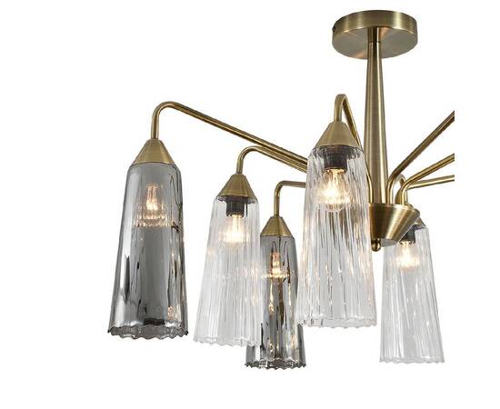 Люстра на штанге Indigo Campana 13028/8R Brass V000510, изображение 3