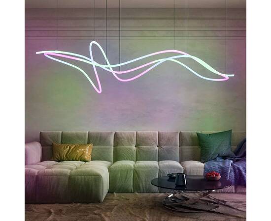 Светодиодная герметичная лента Arlight SPI-MOONLIGHT-TOP-G180-D40mm 12V RGB 360deg (21.6 W/m, IP65,, изображение 2