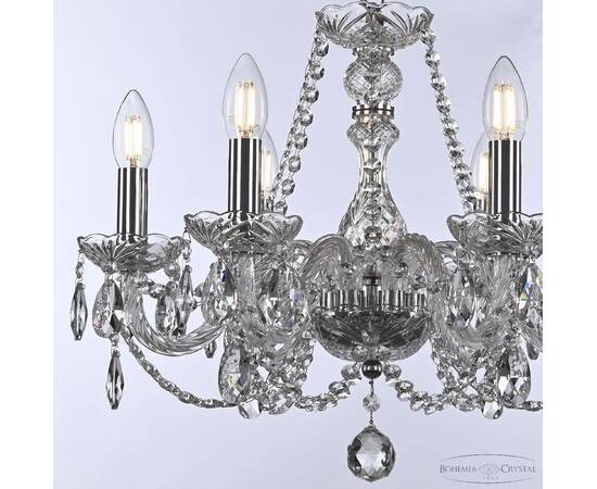 Подвесная люстра Bohemia Ivele Crystal 101/6/165 Ni, изображение 2