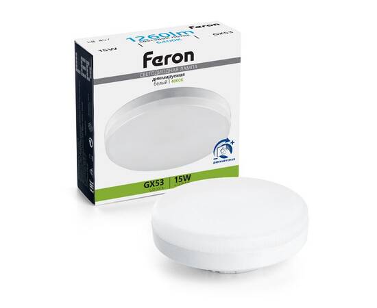Светодиодная диммируемая лампа Feron LB-457 GX53 15W 6400K 51069