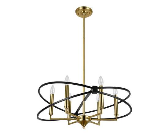 Люстра на штанге Indigo Trionfo 10020/6R Black V000487, изображение 2