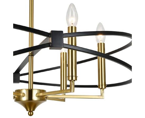 Люстра на штанге Indigo Trionfo 10020/6R Black V000487, изображение 3