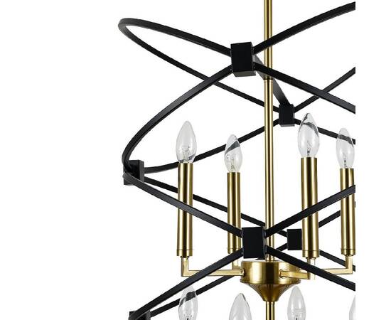 Люстра на штанге Indigo Trionfo 10020/8R Black V000486, изображение 4