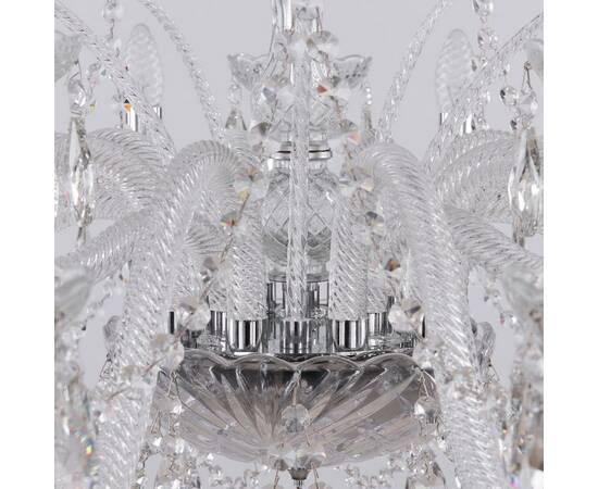 Подвесная люстра Bohemia Ivele Crystal 105/10+5/300 Ni, изображение 3
