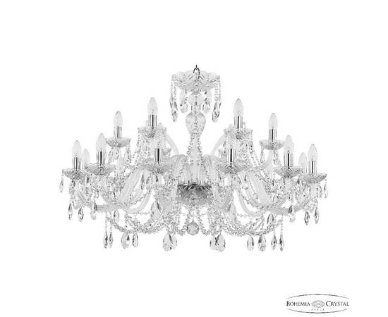 Подвесная люстра Bohemia Ivele Crystal 105/12+6/360 Ni