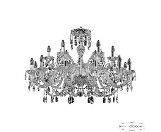 Подвесная люстра Bohemia Ivele Crystal 105/12+6/360 Ni, изображение 2