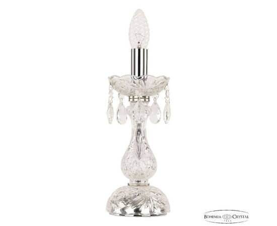 Настольная лампа Bohemia Ivele Crystal 107L/1-27 Ni