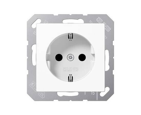 Розетка штепсельная Schuko Jung A1520BFKIWW
