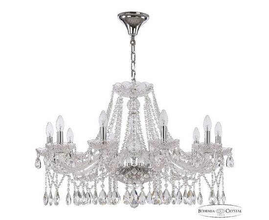 Подвесная люстра Bohemia Ivele Crystal 1413/10/300 Ni, изображение 2