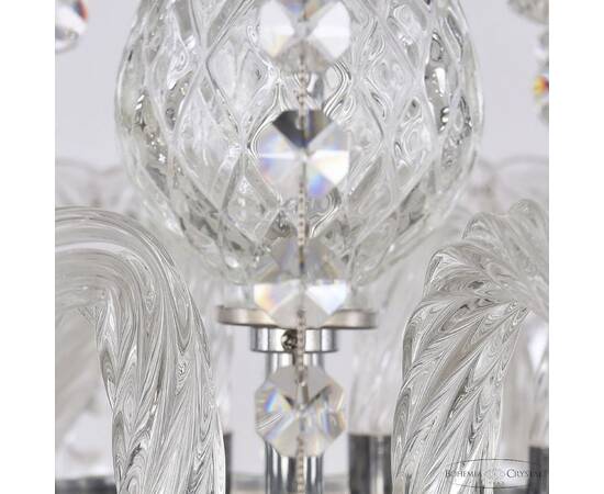 Подвесная люстра Bohemia Ivele Crystal 1413/10/300 Ni, изображение 7