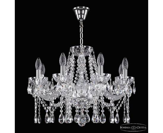 Подвесная люстра Bohemia Ivele Crystal 5413/8/200 Ni Clear/M-1H, изображение 2