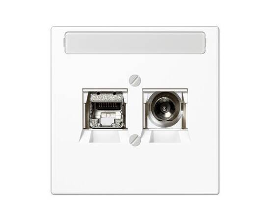Розетка Smart TV Jung MMDLS4521WW