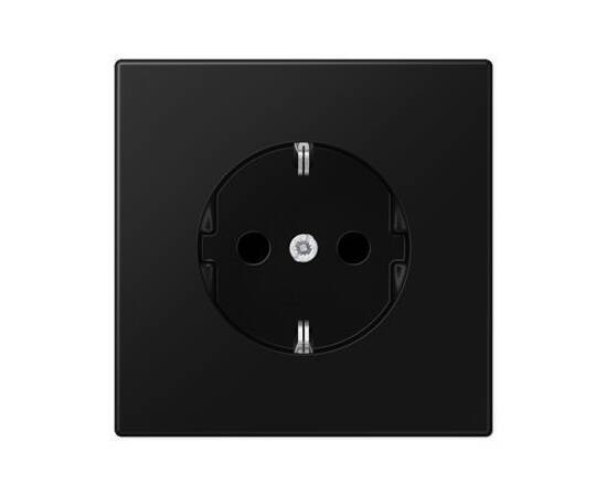 Розетка 2K+З со шторками Jung LS1520KISWM