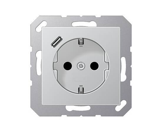 Розетка 2K+З USB Typ C Jung A1520-18CAL