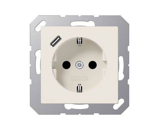 Розетка 2K+З USB Typ C Jung A1520-18C