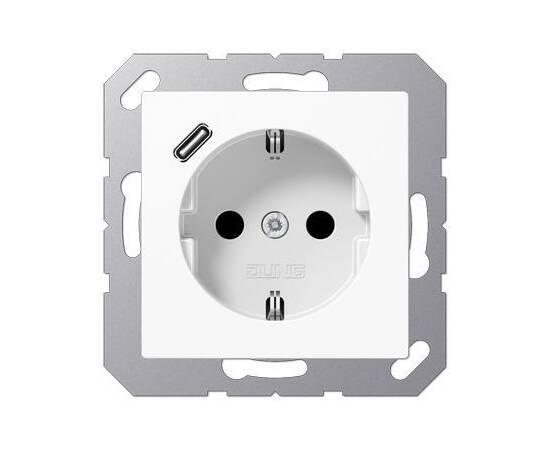 Розетка 2K+З USB Typ C Jung A1520-18CWW
