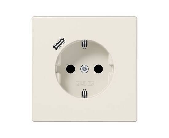 Розетка 2K+З USB Typ C Jung LS1520-18C