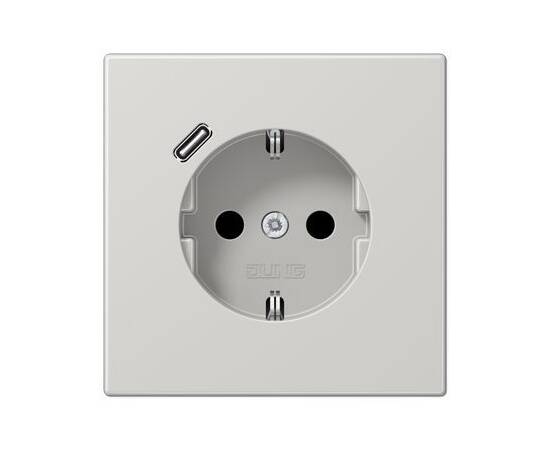 Розетка 2K+З USB Typ C Jung LS1520-18CLG