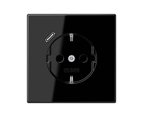 Розетка 2K+З USB Typ C Jung LS1520-18CSW