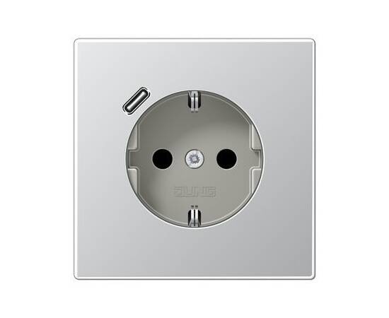 Розетка 2K+З USB Typ C Jung AL1520-18C