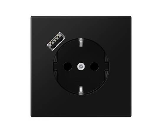 Розетка 2K+З Jung LS1520-18ASWM