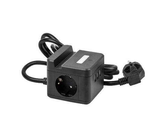 Удлинитель Uniel S-GCD2-1,5SBUH BLACK UL-00011252, изображение 2