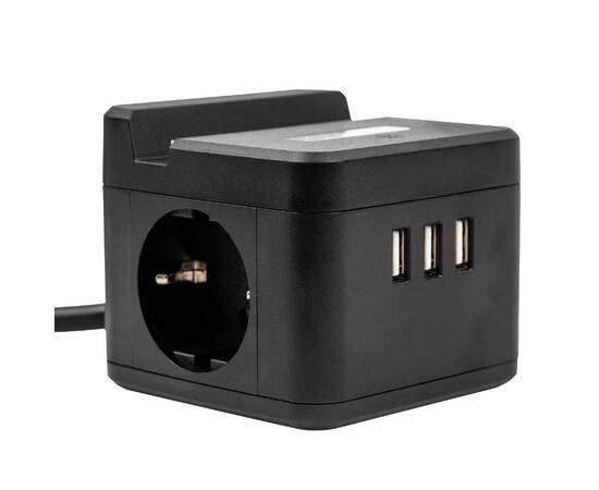 Удлинитель Uniel S-GCD2-1,5SBUH BLACK UL-00011252, изображение 4