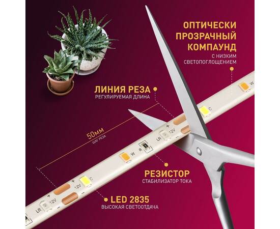 Светодиодная лента Эра FITO-Strip Light-Rа90-3m Б0059881, изображение 6