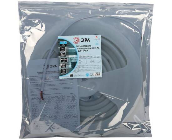 Светодиодная лента Эра LS2835-9,6-120-24-B-IP68-3 year-5m Б0062350, изображение 7