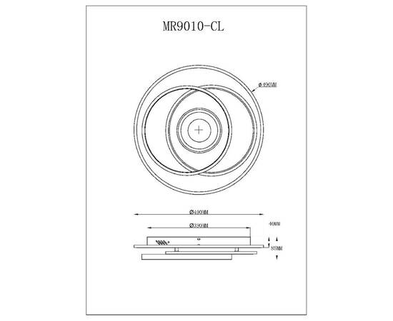 Потолочный светильник Myfar Galatea MR9010-CL, изображение 9