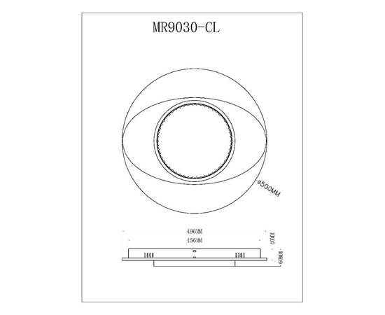 Потолочный светильник Myfar Orbit MR9030-CL, изображение 9